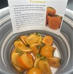 Persimmons in a bucket